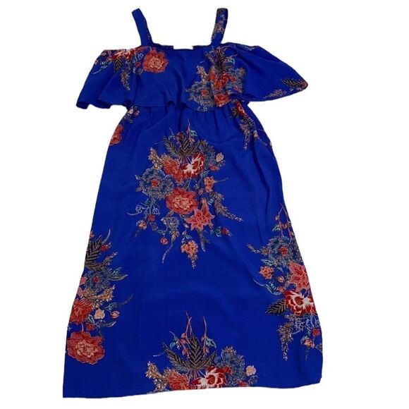 Ripe Off Shoulder Floral Print Maternity Dress(Small) - Picture 3 of 5